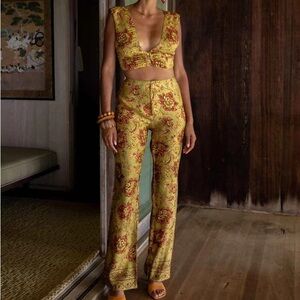 JAGUAR TOP& PANT SET, BOTANICAL